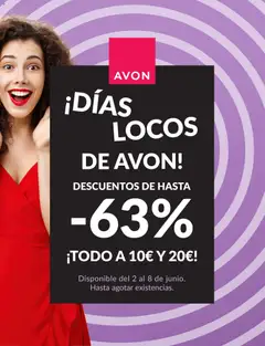 Vista previa Avon Días locos válido desde el 02.06.2026