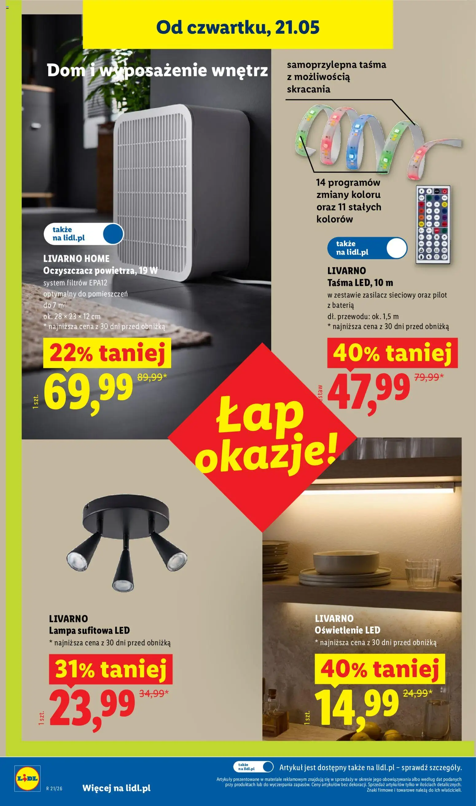 Lidl Katalog od 18.05.2026 | Strona: 36 | Produkty: Bateria, Lampa