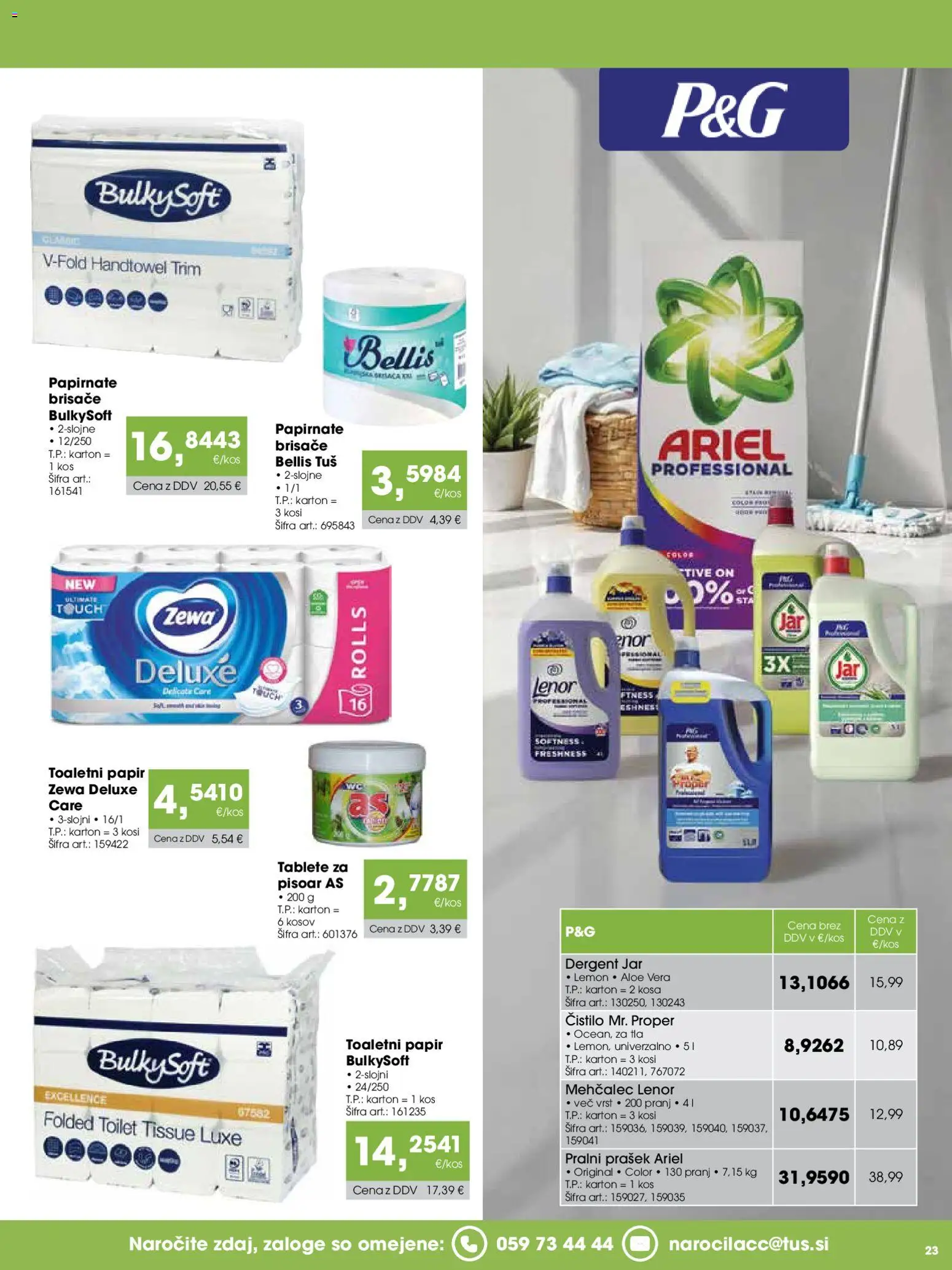 Novi Tuš katalog ponudbe – veljaven od 15.05.2026 | Stran: 23
