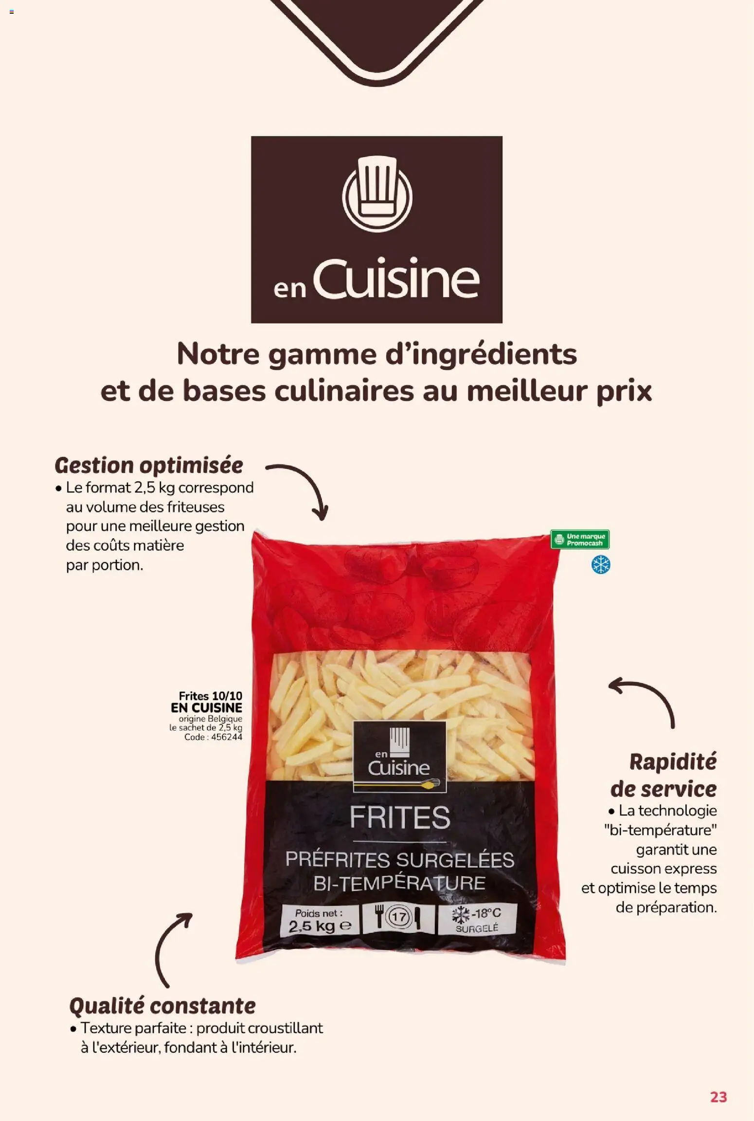 {H1} | Page: 23 | Produits: Poids, Frites