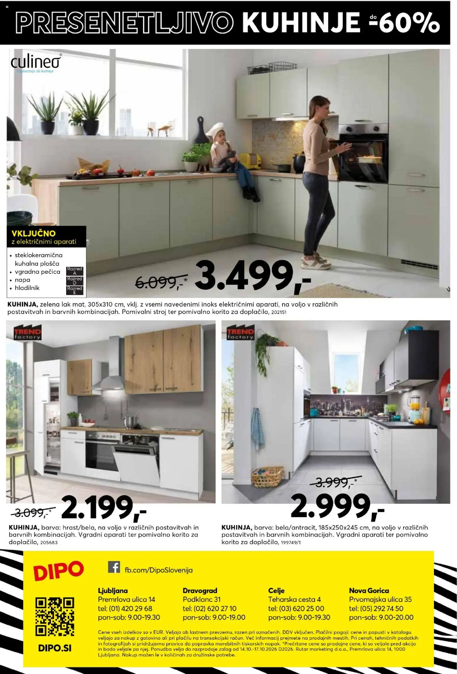 Novi Dipo katalog ponudbe – veljaven od 13.10.2026 | Stran: 16 | Izdelki: Kuhalna plosca, Pomivalno korito, Barva, Zelena