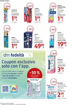 Anteprima del volantino dm drogerie markt volantino valido a partire dal 06/08/2026 | Pagina: 10 | Prodotti: Dentifricio, Spazzolino, Collutorio, Spazzolino elettrico