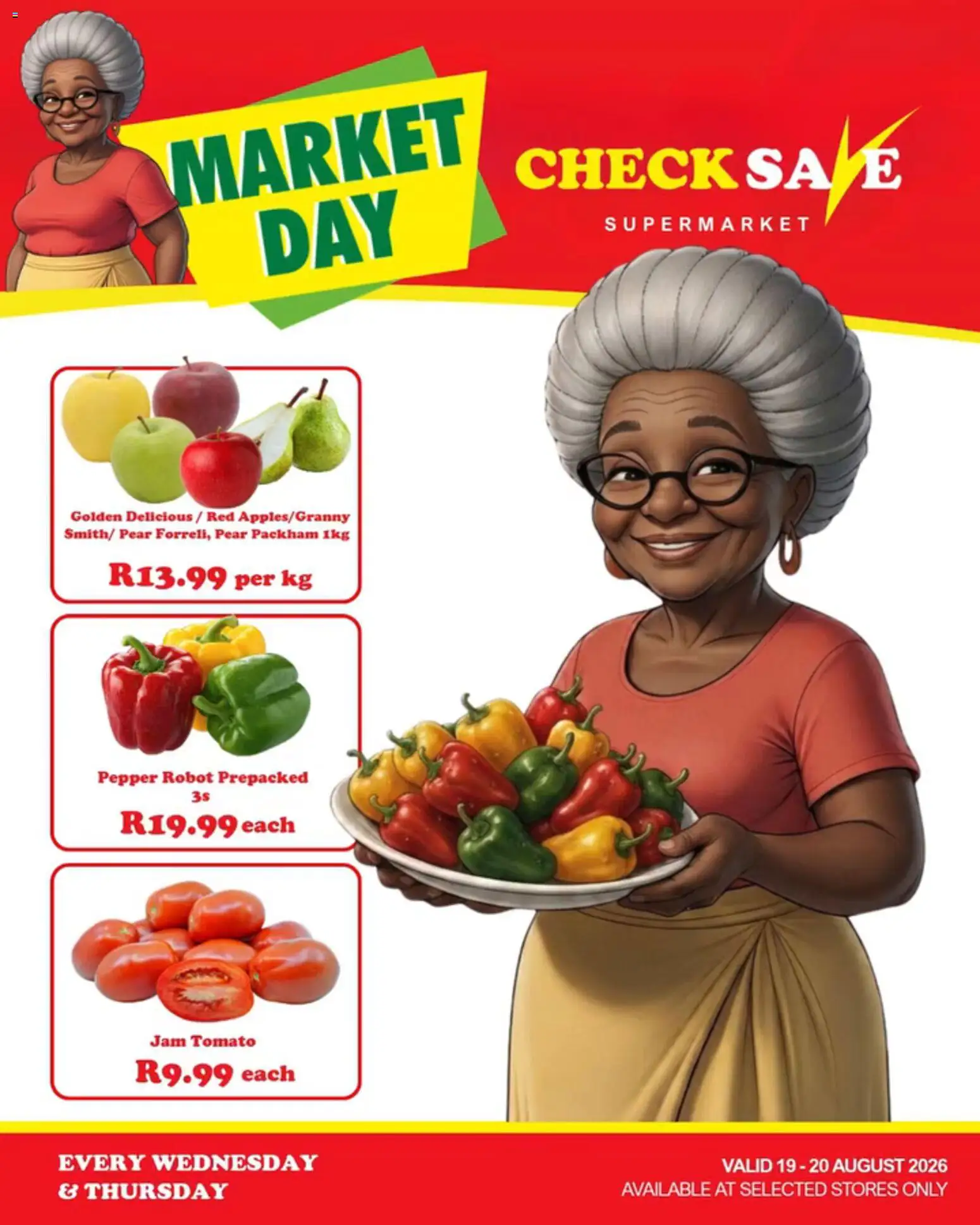 New Check Save catalogue – valid from 19/08/2026 | Page: 1 | Products: Jam, Pepper