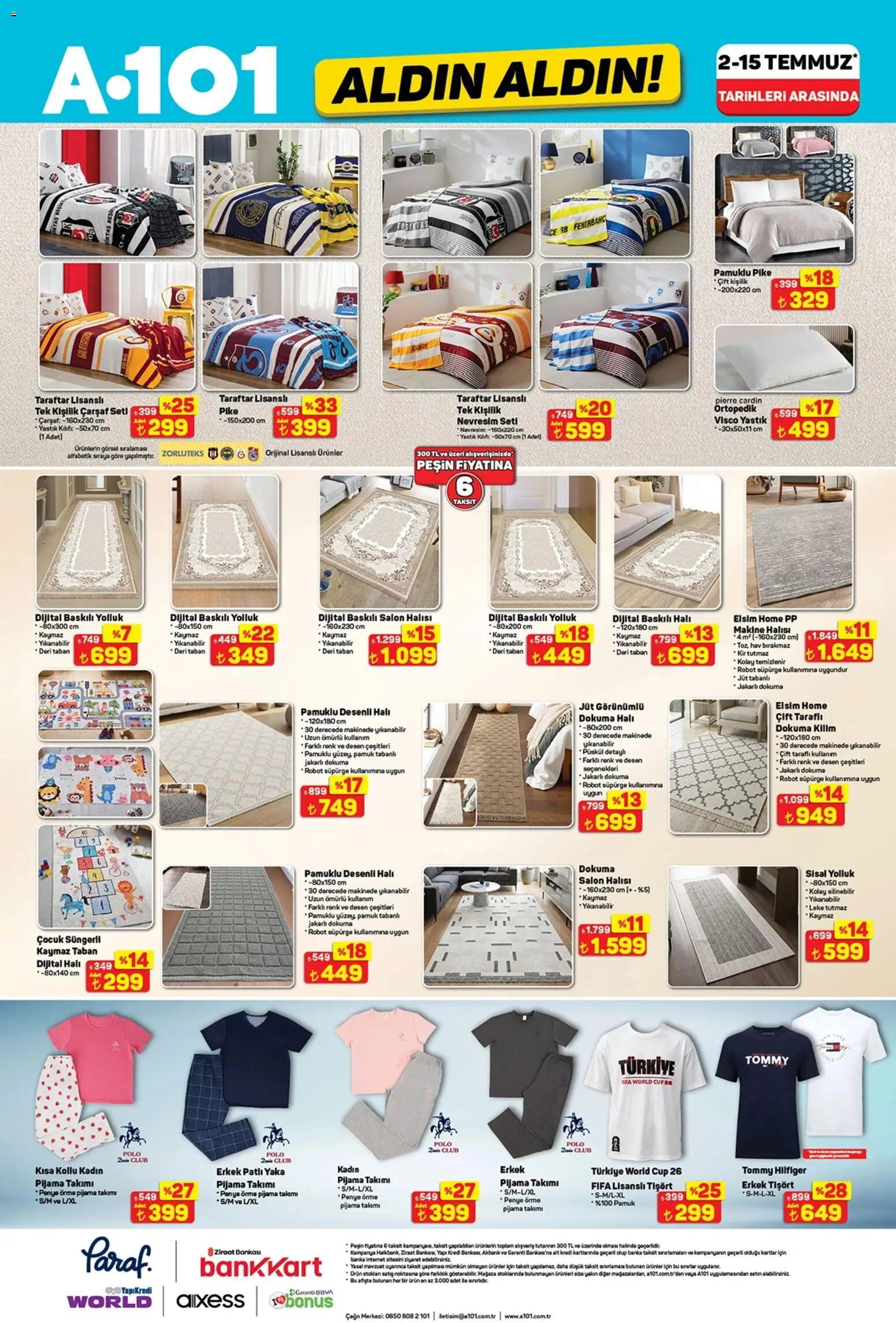 A101 - Katalog Aldın Aldın - 09 Temmuz 2026 tarihinden itibaren geçerlidir | Sayfa: 18 | Ürünler: Robot, Çift taraflı, Çarşaf, Pijama