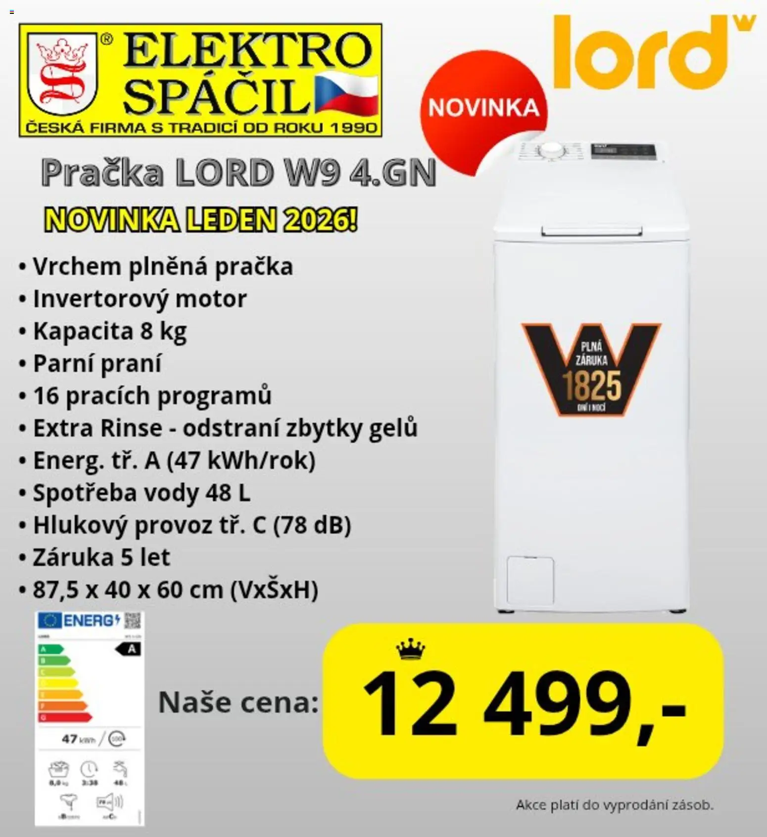 Elektro Spáčil leták od 07.10.2026 | Strana: 2 | Produkty: Pračka, Elektro