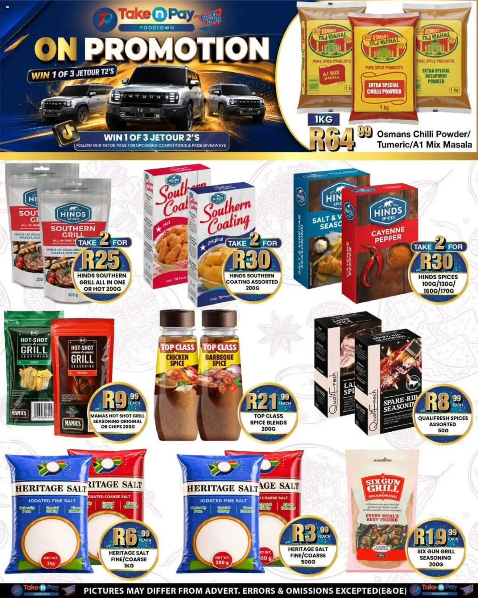 New Take n Pay catalogue – valid from 06/07/2026 | Page: 17 | Products: Chips, Seasoning, Salt, Chilli