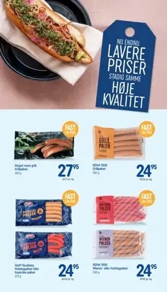 Steff Houlberg Hotdogpølser eller bayerske pølser, 375 g Hotdogpølser eller bayerske pølser gyldig fra 13/05/2026 | Side: 9 | Produkter: Pølser, Aparelho de barbear, Grill