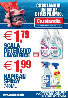 Anteprima del volantino Casalandia volantino valido a partire dal 29/06/2026 | Pagina: 3 | Prodotti: Sapone, Tè, Lavatrice, Scala