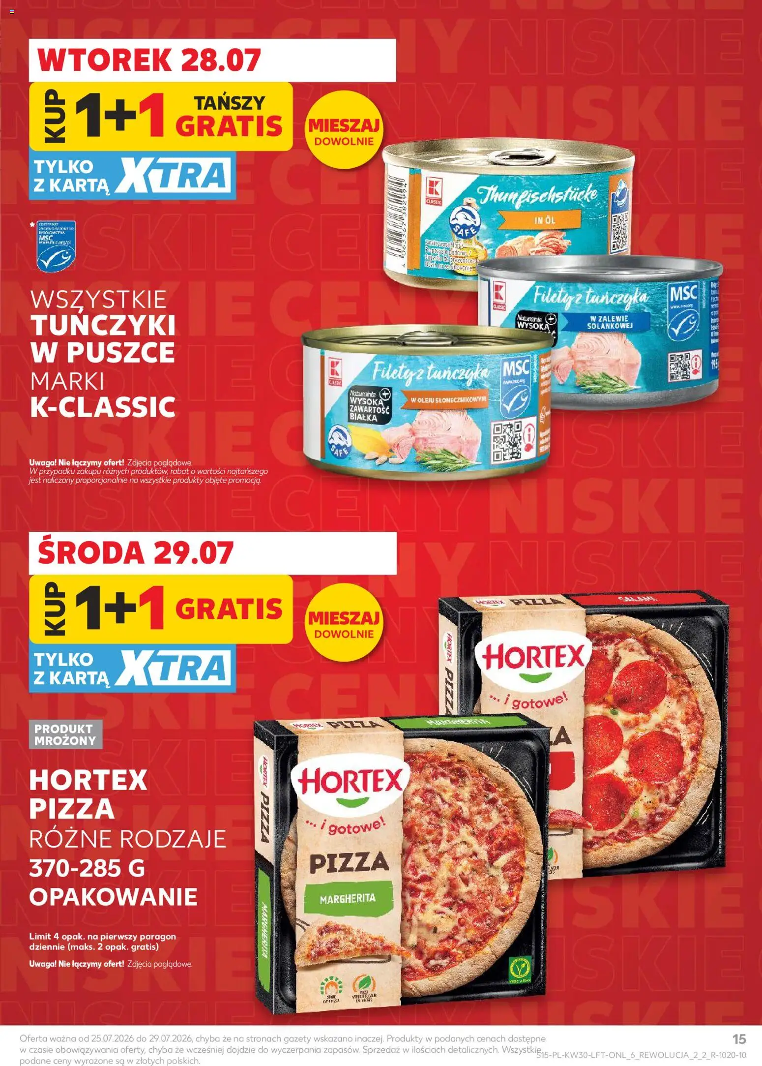 Kaufland Polsko leták od 23.07.2026 | Strana: 15 | Produkty: Pizza