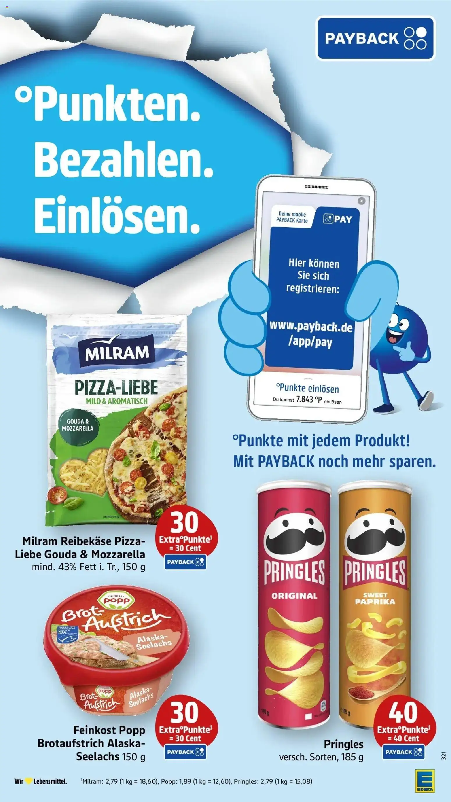 Edeka Prospekt Jünkerath – gültig ab 27.07.2026 | Seite: 7 | Produkte: Paprika, Milram, Pizza, Pringles