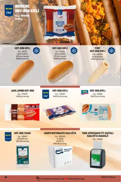Metro Street food megoldások - amely érvényes a következő dátumtól: 01.04.2026 | Oldal: 18 | Termékek: Hot dog, Kifli