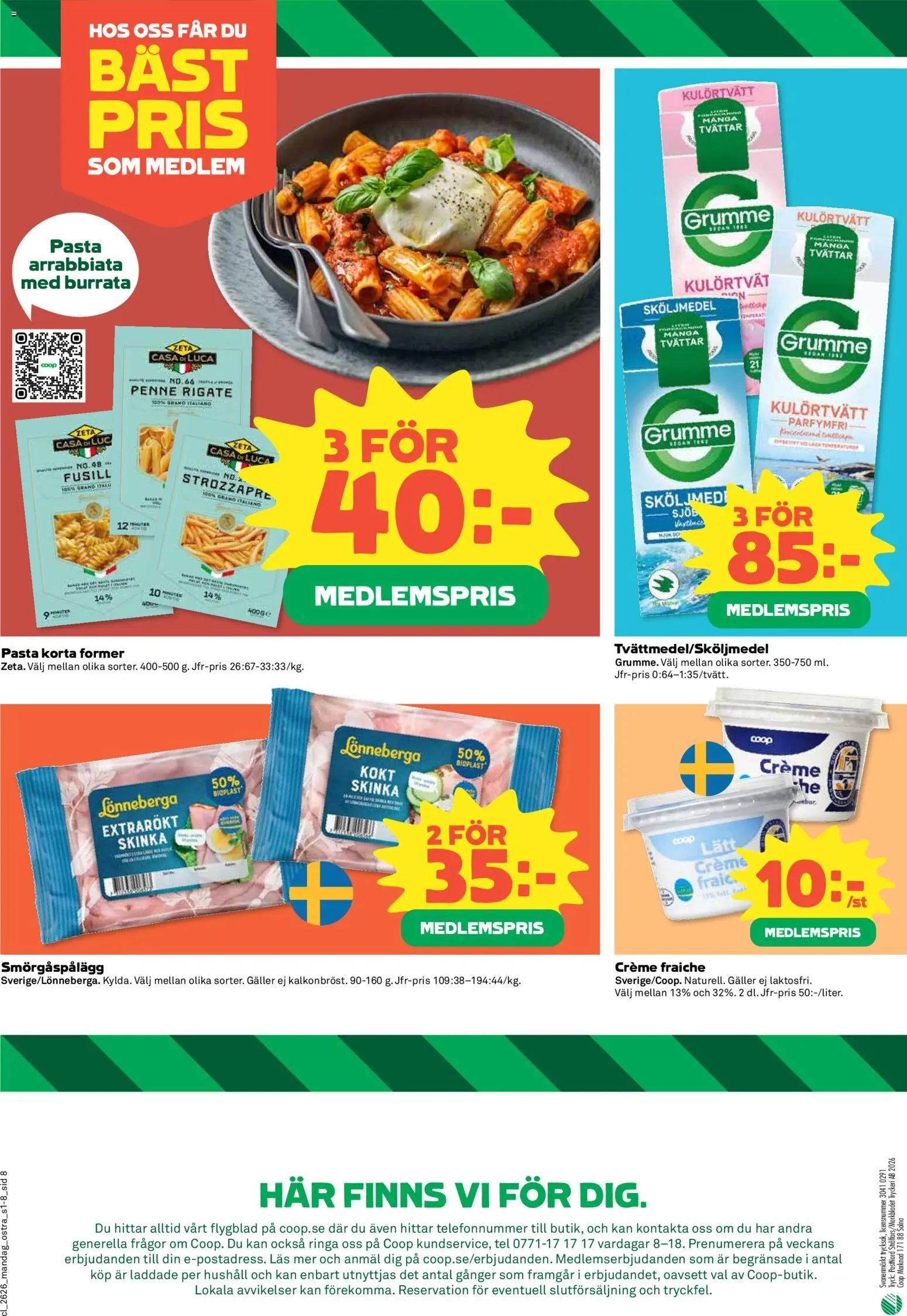 Coop Daglivs reklamblad aktuell från 22.06.2026 | Sida: 8
