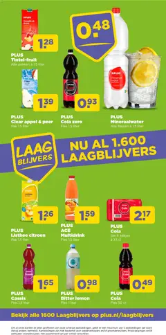 PLUS IJsthee citroen, Pak 1,5 liter - Voorbeeld van een folder van Plus, geldig van 03.06.2026 | Pagina: 38 | Producten: Citroen, Fles, Festék, Peer