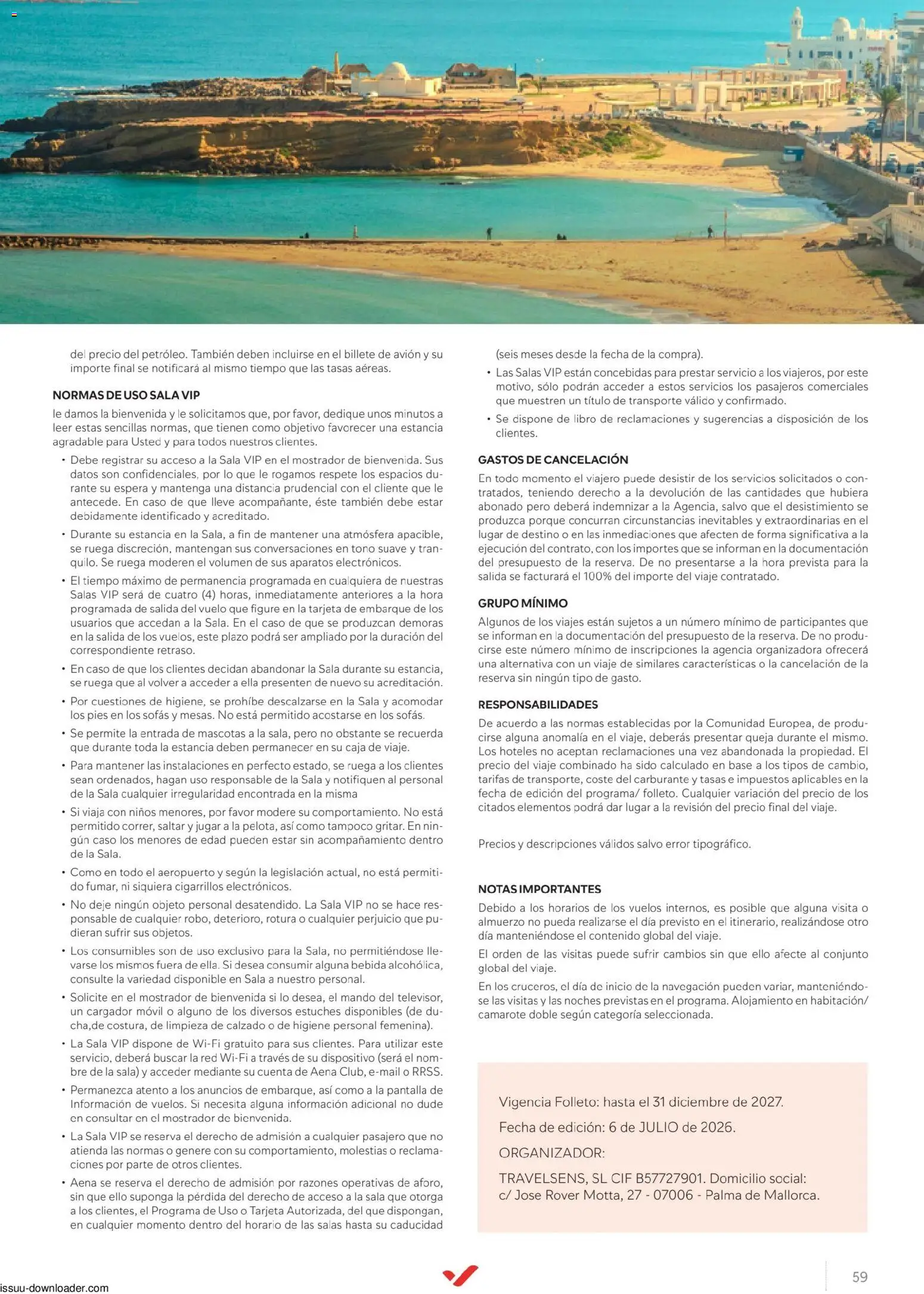 Halcón Viajes Túnez │ válido desde el 08/07/2026 | Página: 59 | Productos: Organizador, Navegación, Caja