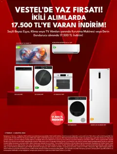 01 Temmuz 2026 tarihinden itibaren geçerli olan Vestel kataloğu önizlemesi | Sayfa: 7