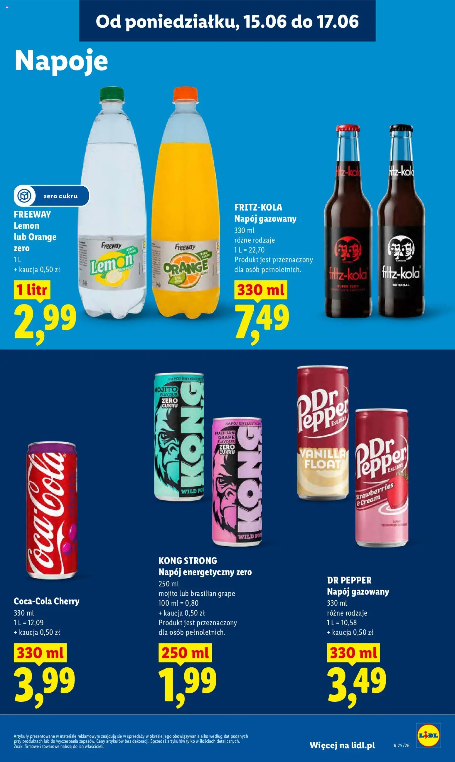 Lidl gazetka od 15.06.2026 | Strona: 77 | Produkty: Napoje