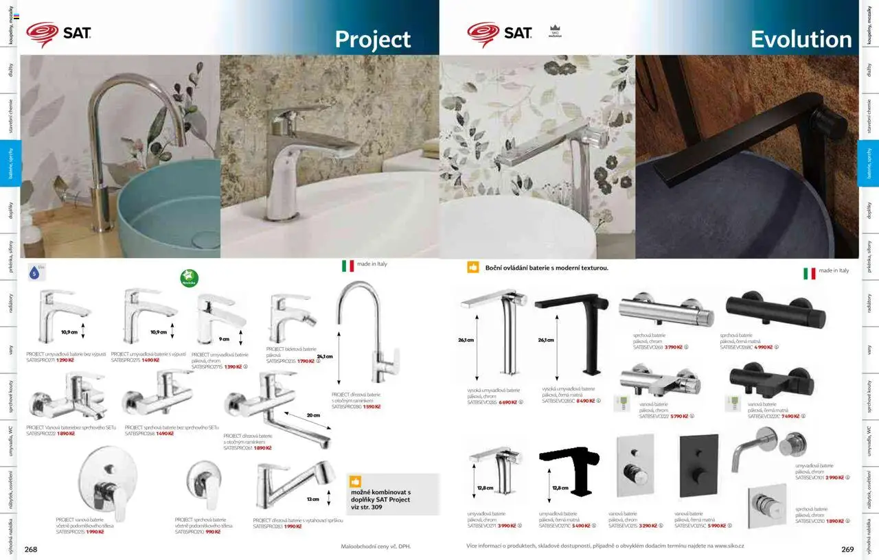 Siko koupelny katalog Koupelny 2025/2026 od 14.10.2025 | Strana: 135 | Produkty: Osvětlení, Dřezová baterie, Wc, Baterie