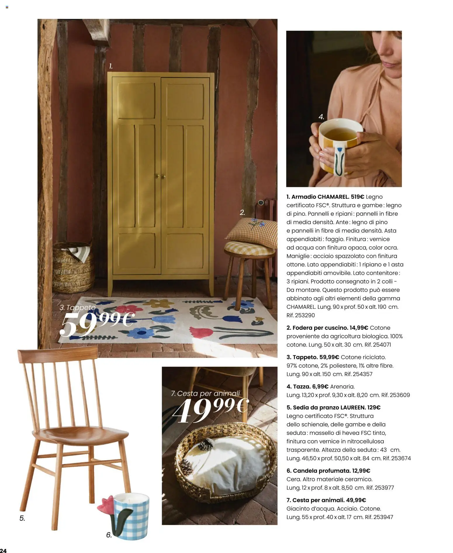 Volantino Maisons du Monde del 23/09/2026 | Pagina: 24 | Prodotti: Ripiano, Armadio, Sedia, Appendiabiti