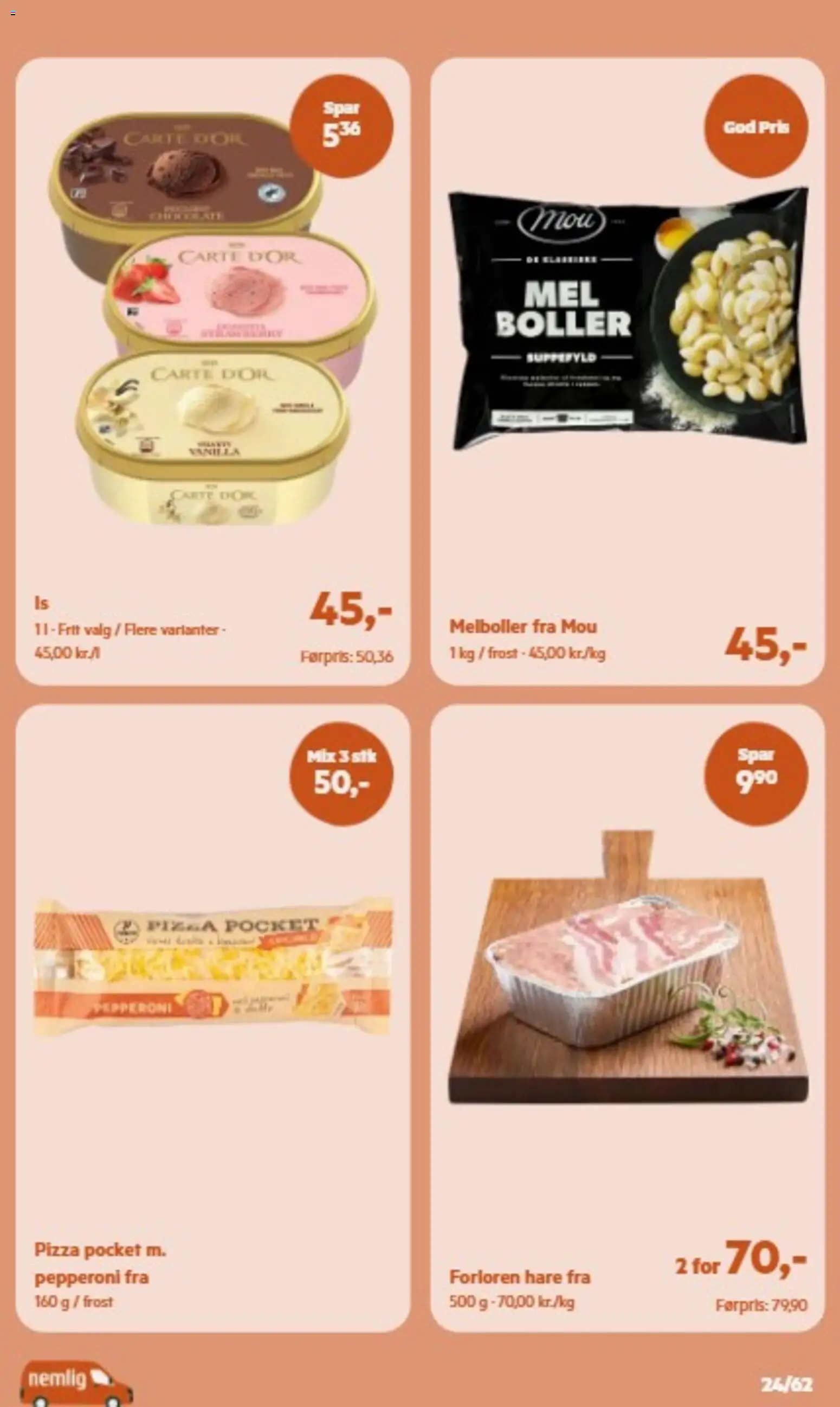 Nemlig tilbudsavis – gyldig fra 30/09/2026 | Side: 24 | Produkter: Pizza