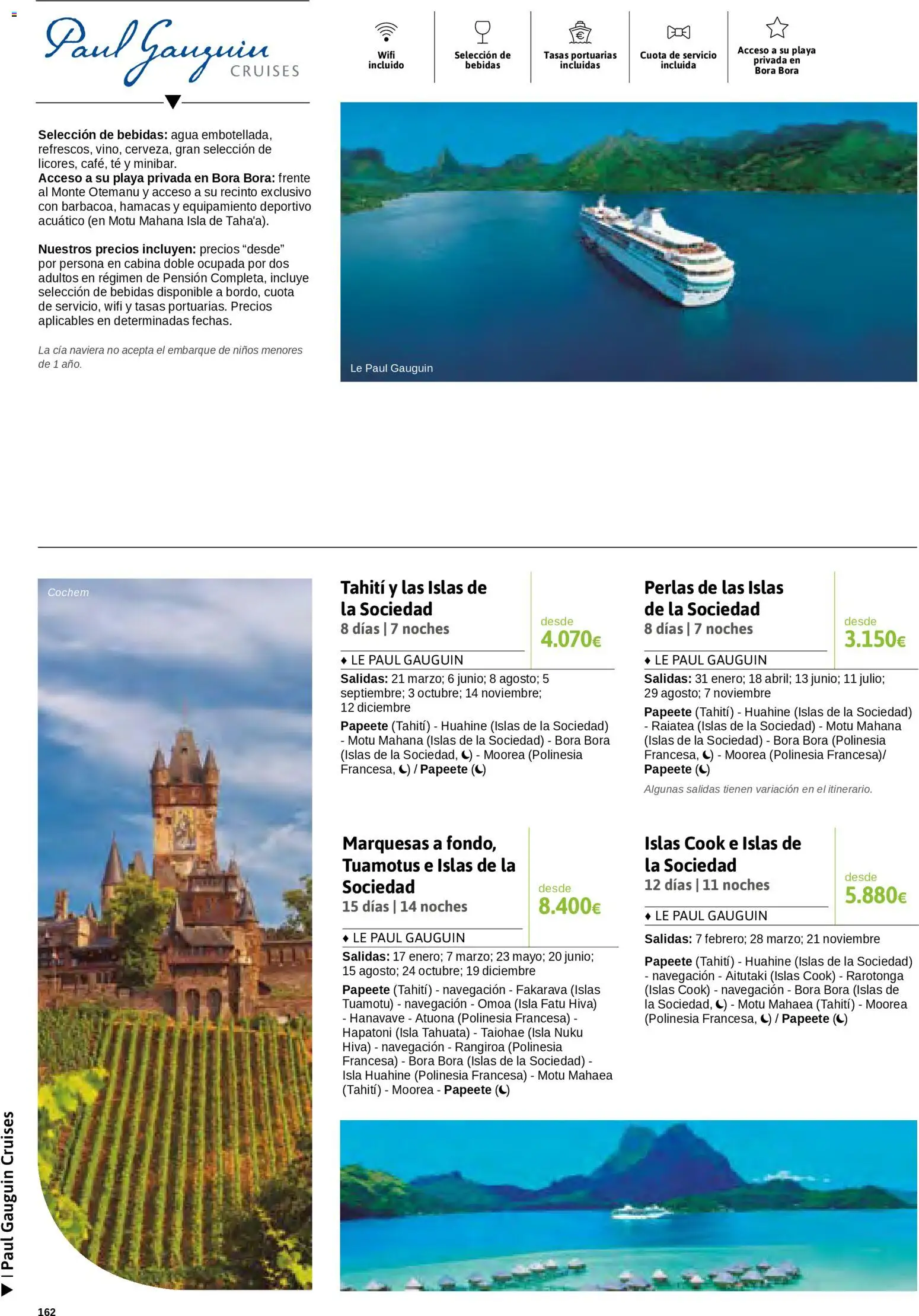 Viajes El Corte Inglés Cruceros marítimos │ válido desde el 01.01.2026 | Página: 163 | Productos: Té, Navegación