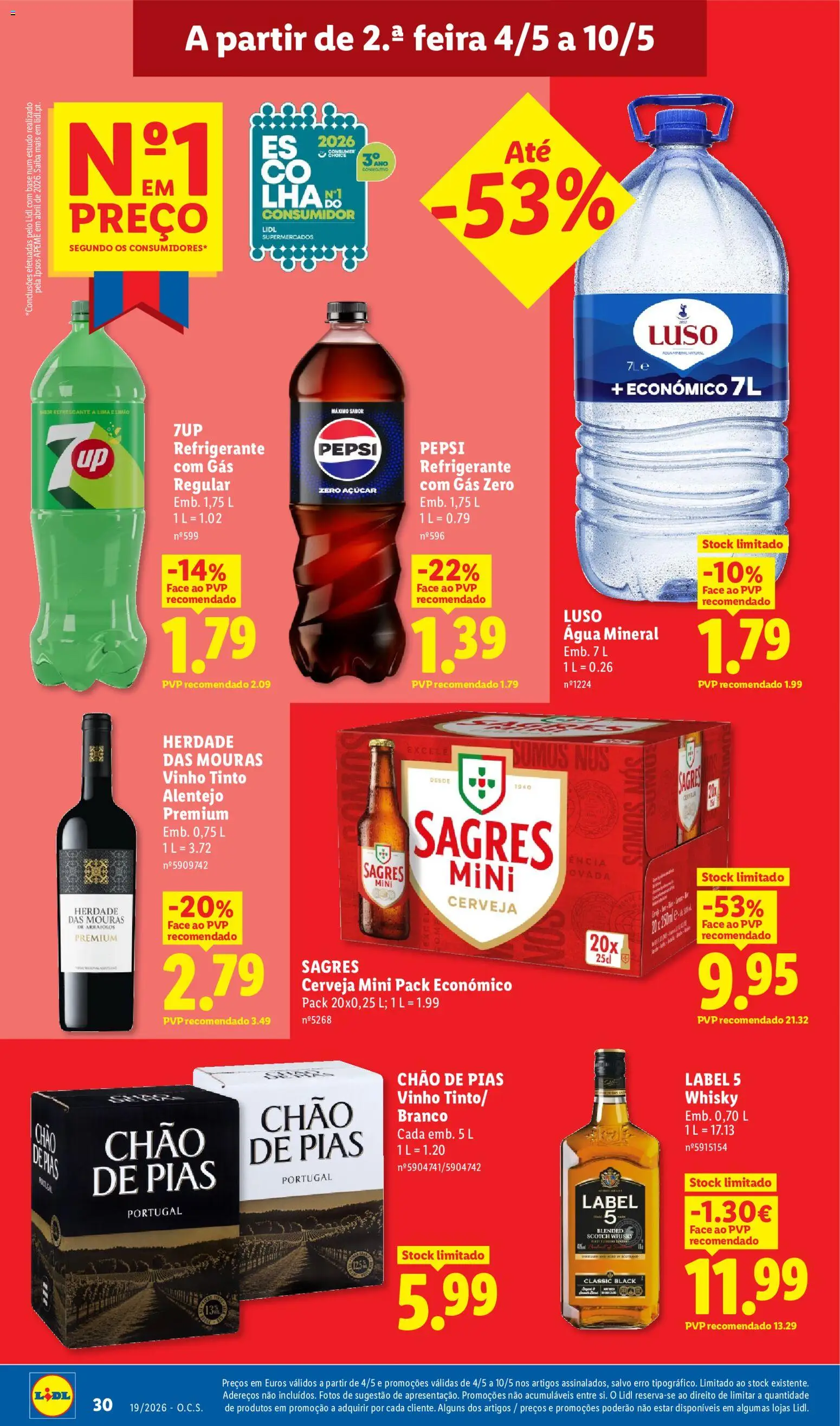 Lidl folheto | 04/05/2026 |  🎉 Como obter um desconto limitado? Poupe ainda hoje! | Portugal