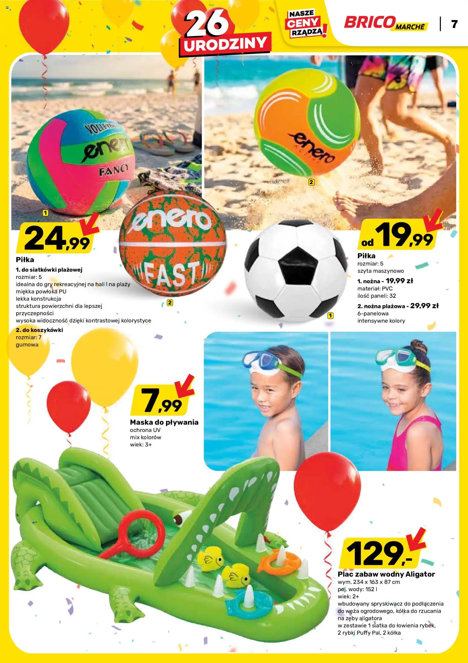 Brico Marché gazetka od 03.06.2026 | Strona: 7 | Produkty: Siatka, Gry, Maska