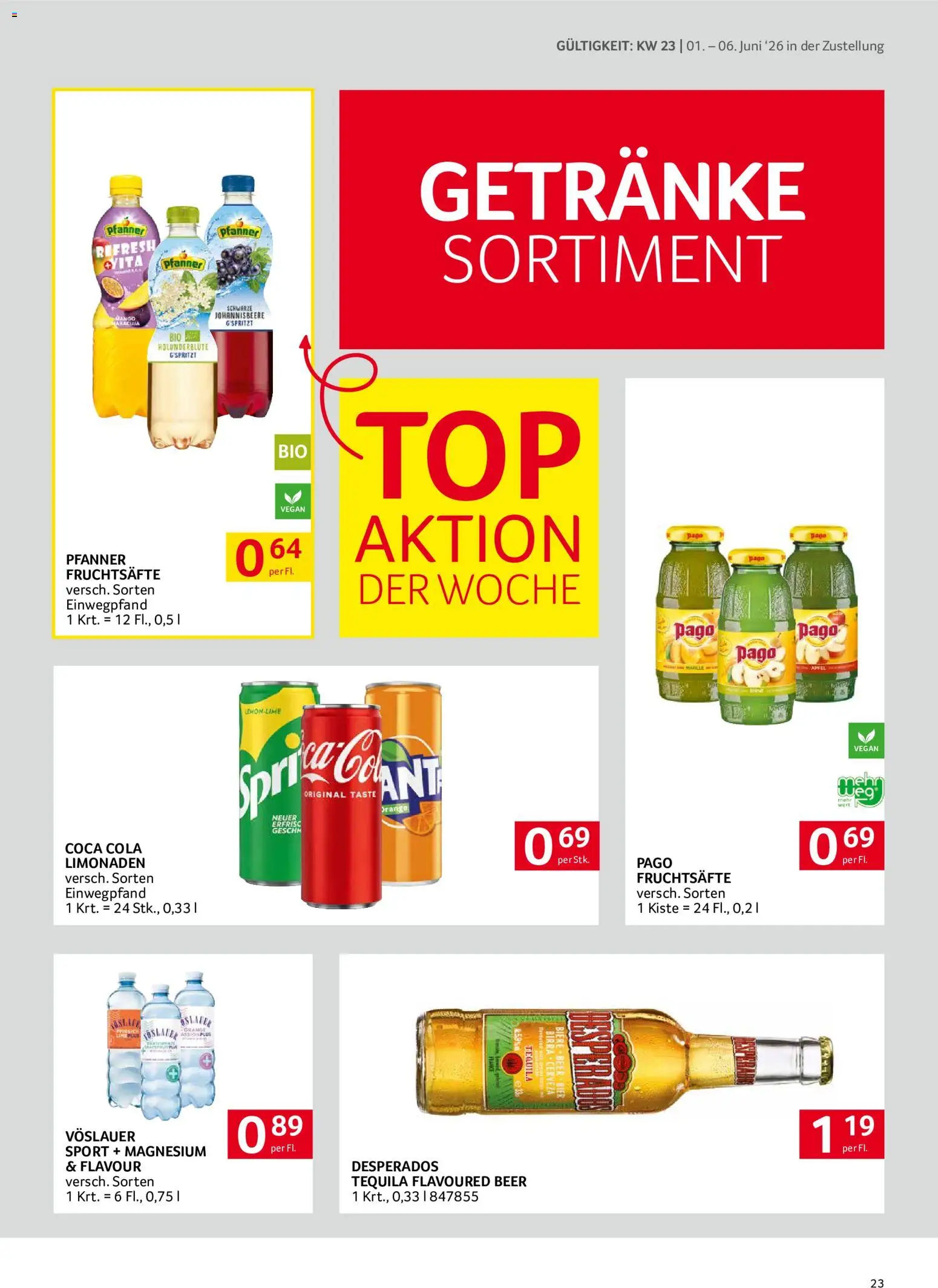Transgourmet Zustellaktion gültig ab 01.06.2026 | Seite: 23 | Produkte: Äpfel