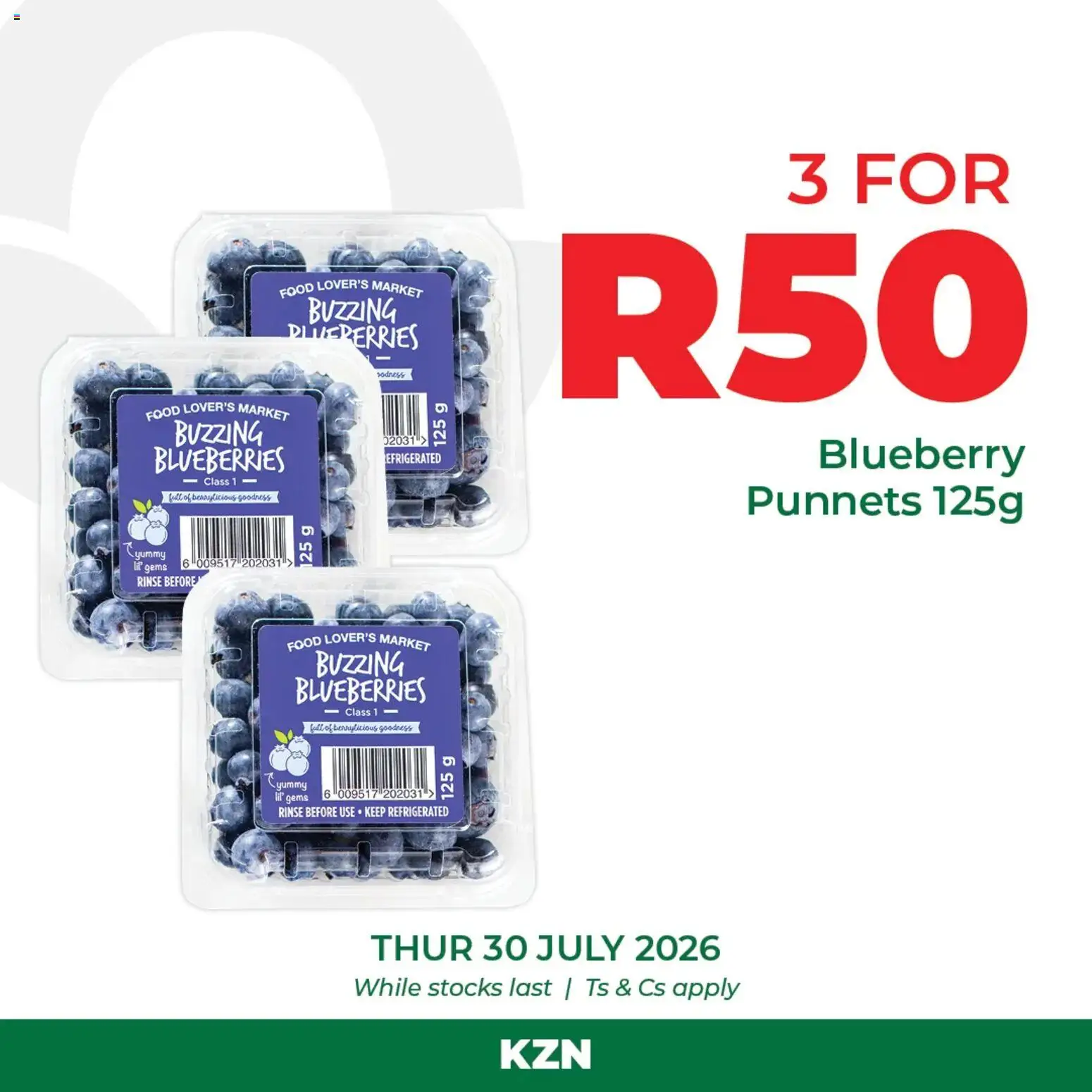 New Food Lover's Market catalogue – valid from 30/07/2026 | Page: 2 | Products: Blueberries