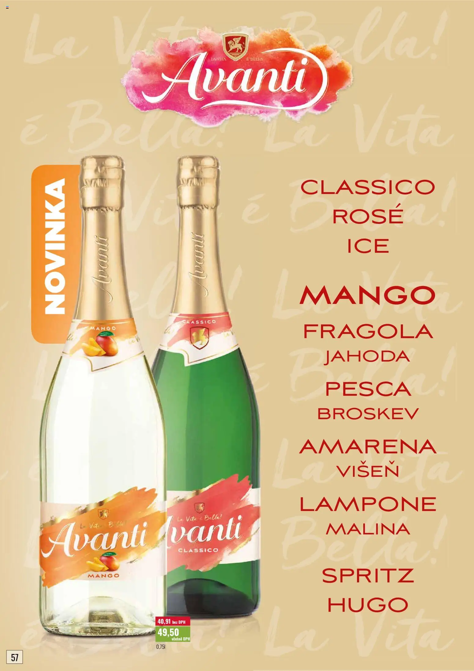 Ratio leták od 01.06.2026 | Strana: 58 | Produkty: Mango, Spritz, Avanti