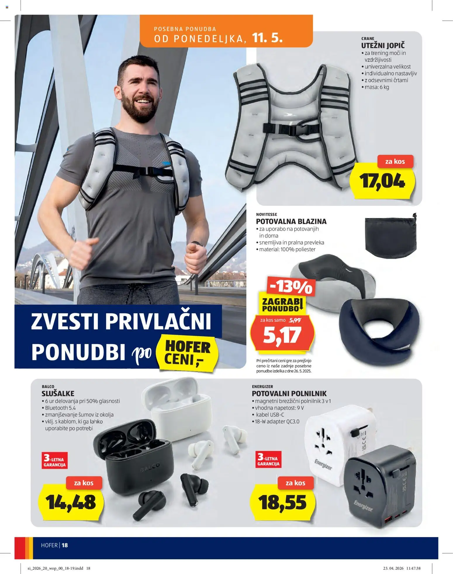 Hofer SI katalog | vrijedi od 06.05.2026 | Stranica: 18 | Proizvodi: Kabel, Adapter
