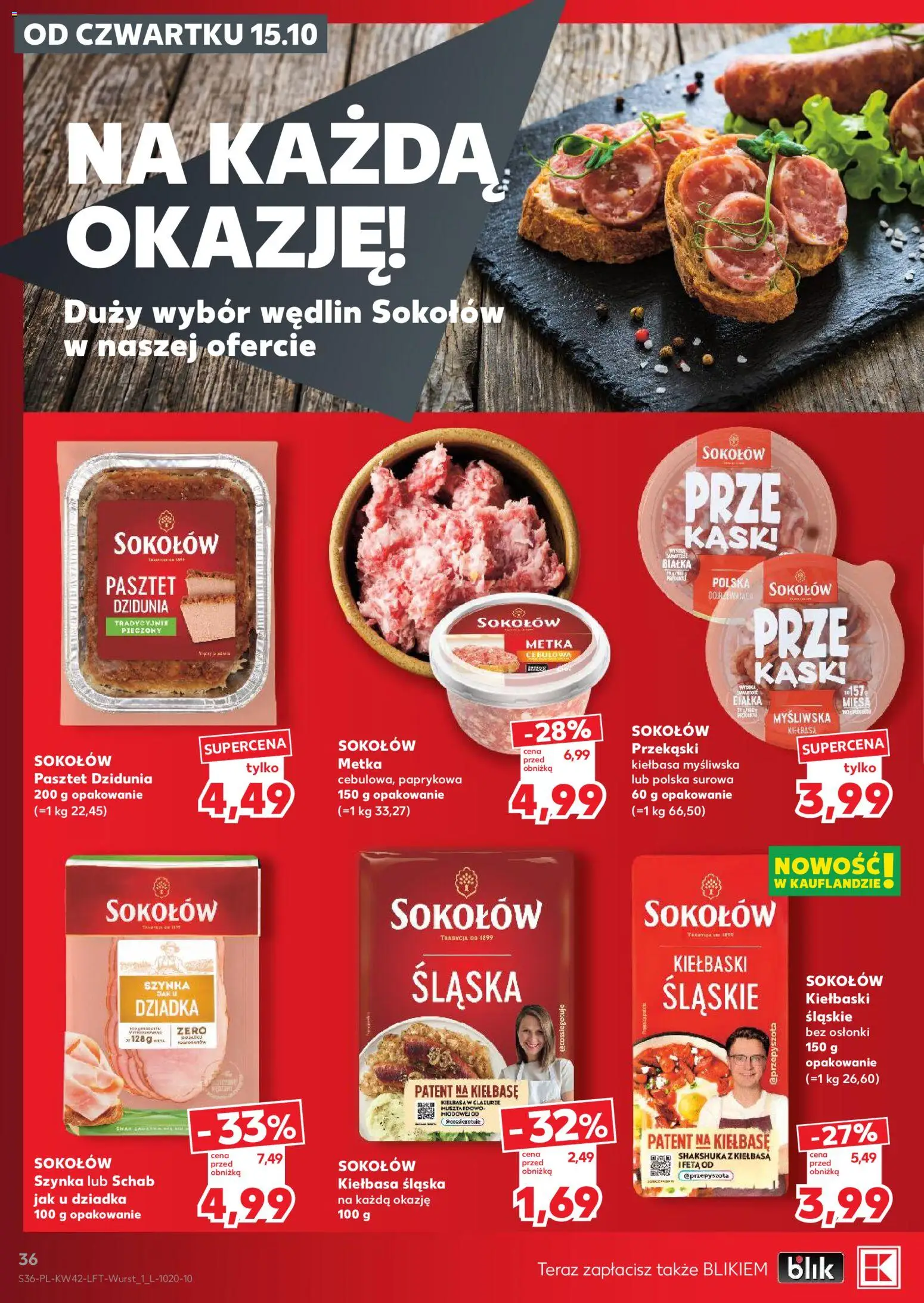Kaufland Polsko leták - Jest fresz od 15.10.2026 | Strana: 36 | Produkty: Feta