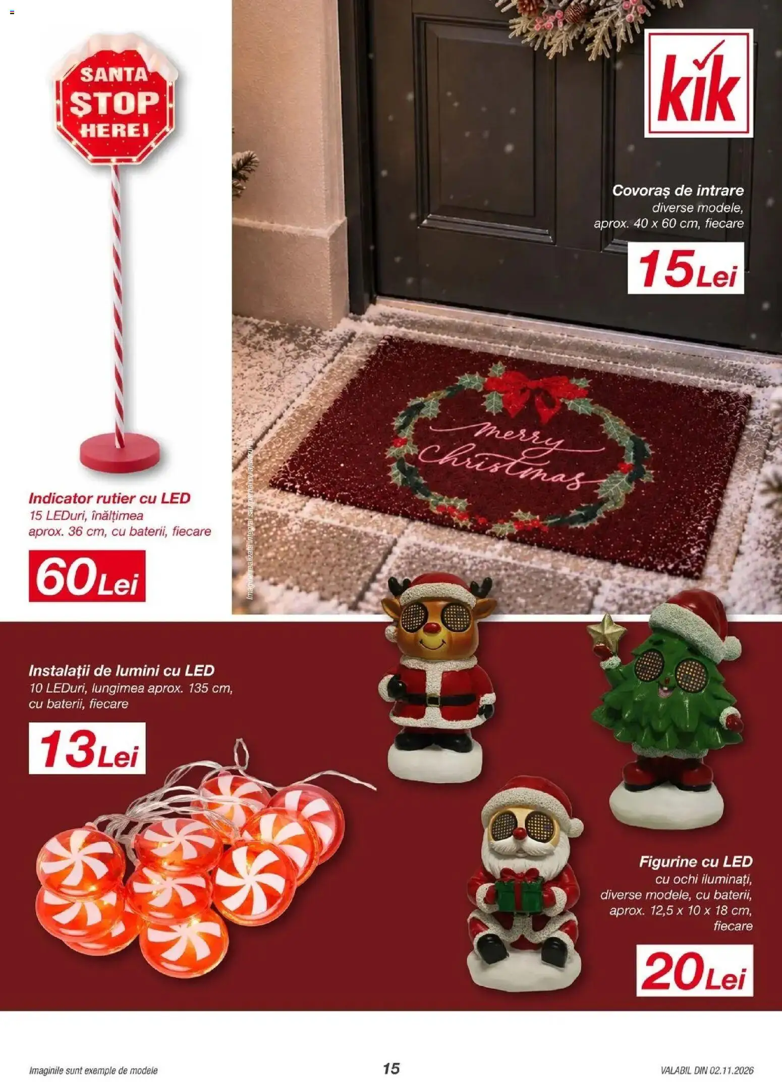 Kik catalog 30.10.2026 - Online magazin Romania | Pagină: 15 | Produse: Ochi, LED, Lumini