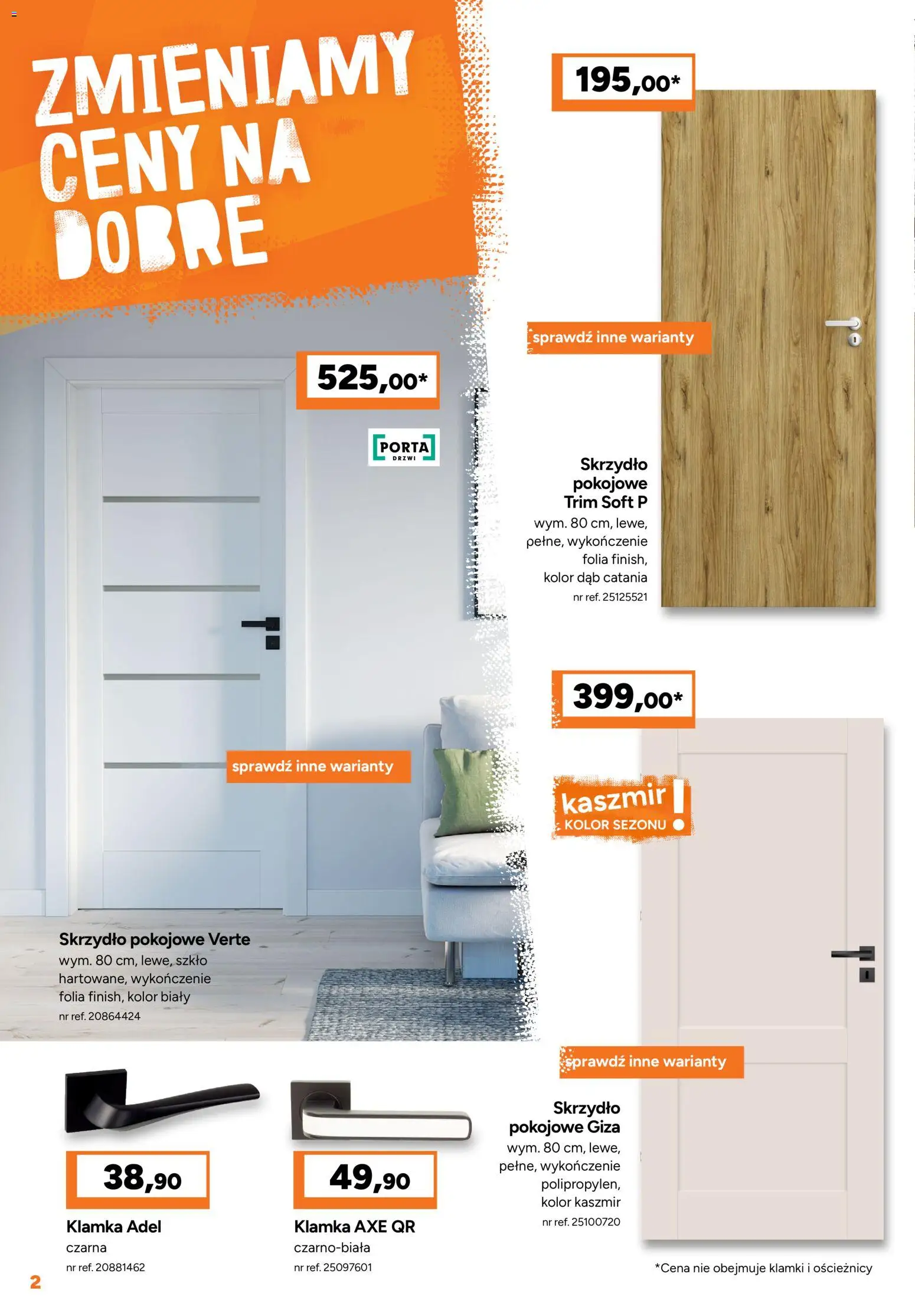 Bricoman gazetka od 14.09.2026 | Strona: 2 | Produkty: Folia, Drzwi