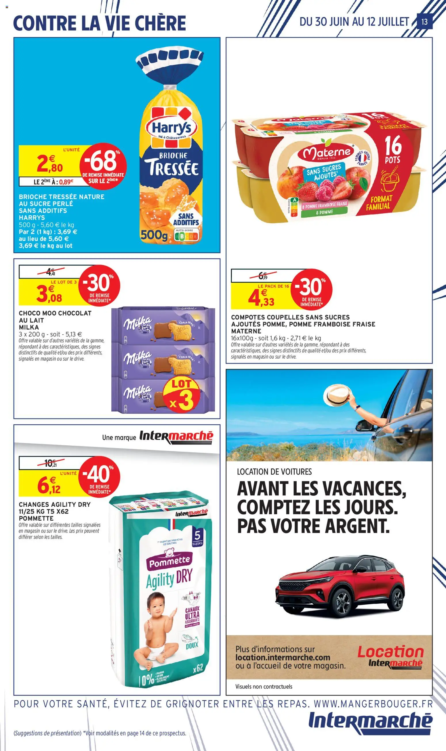 {H1} | Page: 13 | Produits: Fraise, Couches, Lait, Chocolat