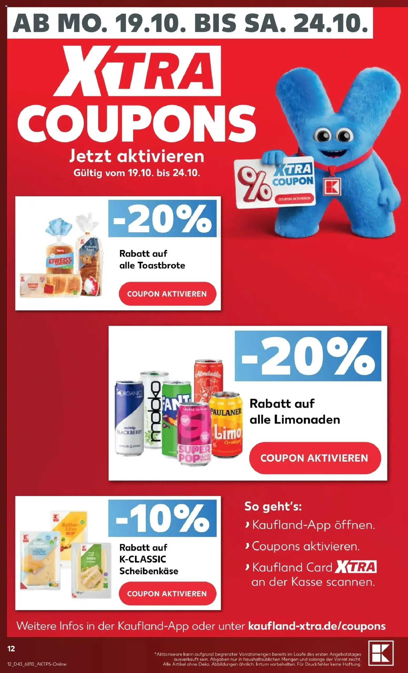 Prospekt Kaufland ab 19.10.2026 » Angebote Online zum Blättern | Seite: 16 | Produkte: Butter, Paulaner