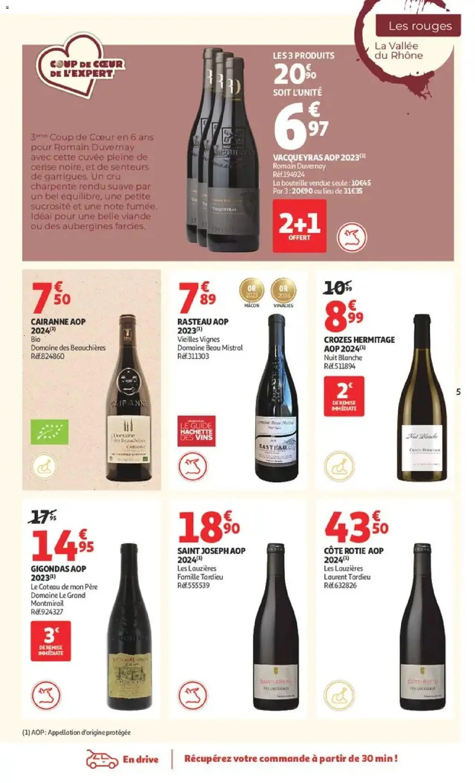 {H1} | Page: 5 | Produits: Bouteille, Viande, Aubergines, Cerise