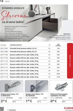Elgrad Katalog - Pregled kataloga iz trgovine Elgrad, vrijedi od 13.07.2026 | Stranica: 14 | Proizvodi: Ladice
