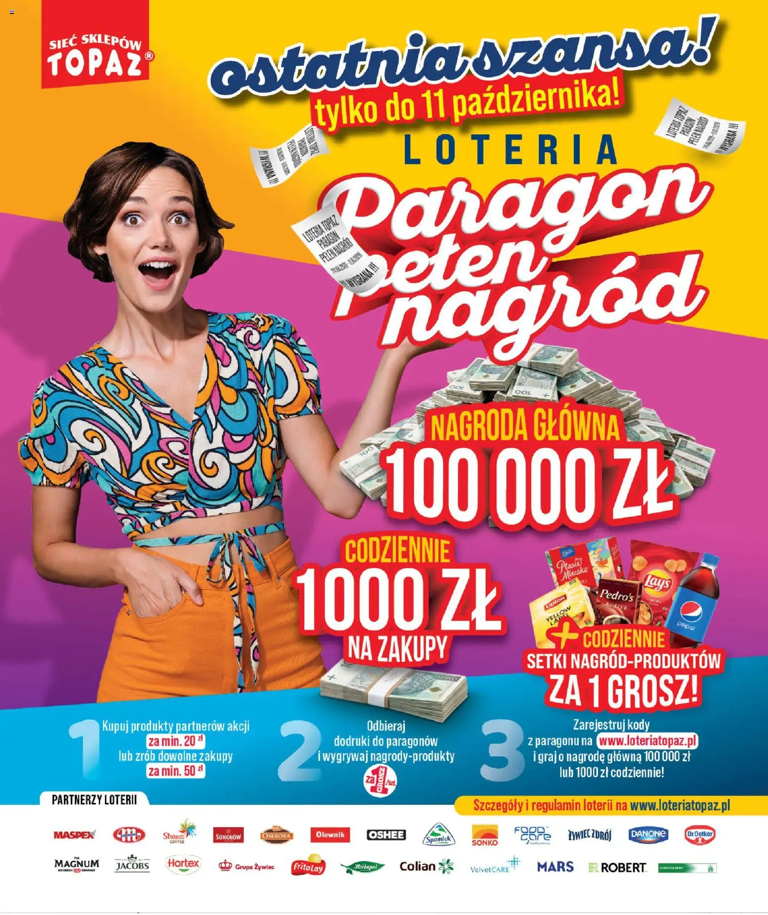 Topaz gazetka - Ceny małe na stałe od 08.10.2026 | Strona: 9 | Produkty: Jacobs, Pepsi, Oshee, Magnum
