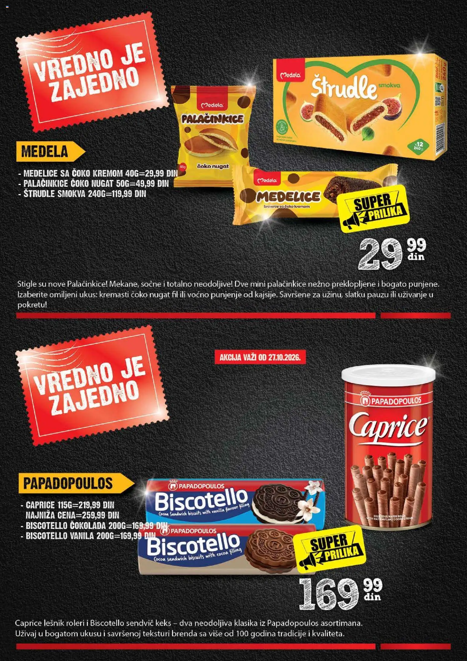 Roda katalog - važi od 26.10.2026 | Strana: 23 | Proizvode: Keks, Roleri, Vanila, Čokolada