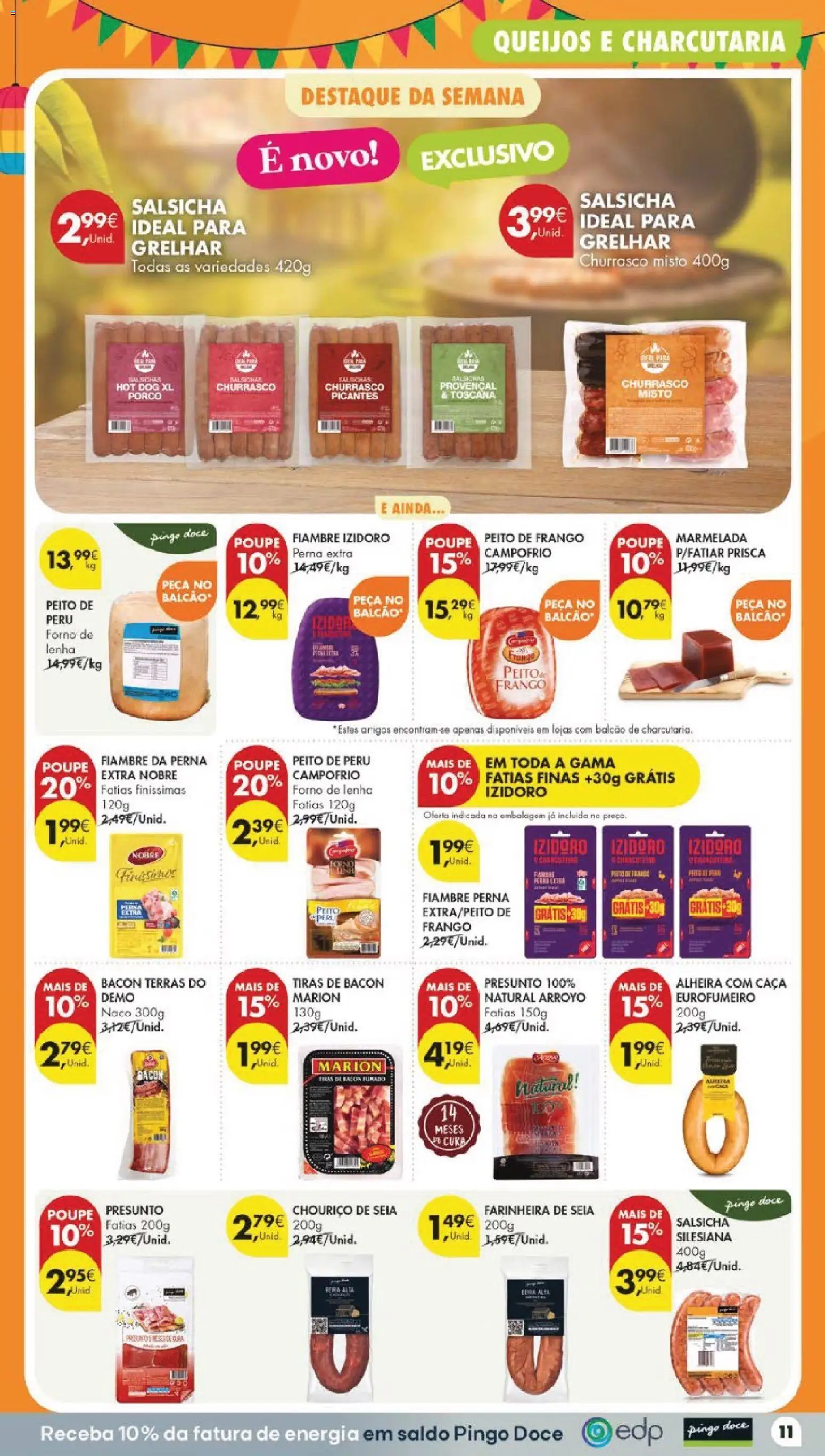Pingo Doce folheto │ válido de 16.06.2026 | Página: 13 | Produtos: Forno, Frango, Salsicha, Alheira