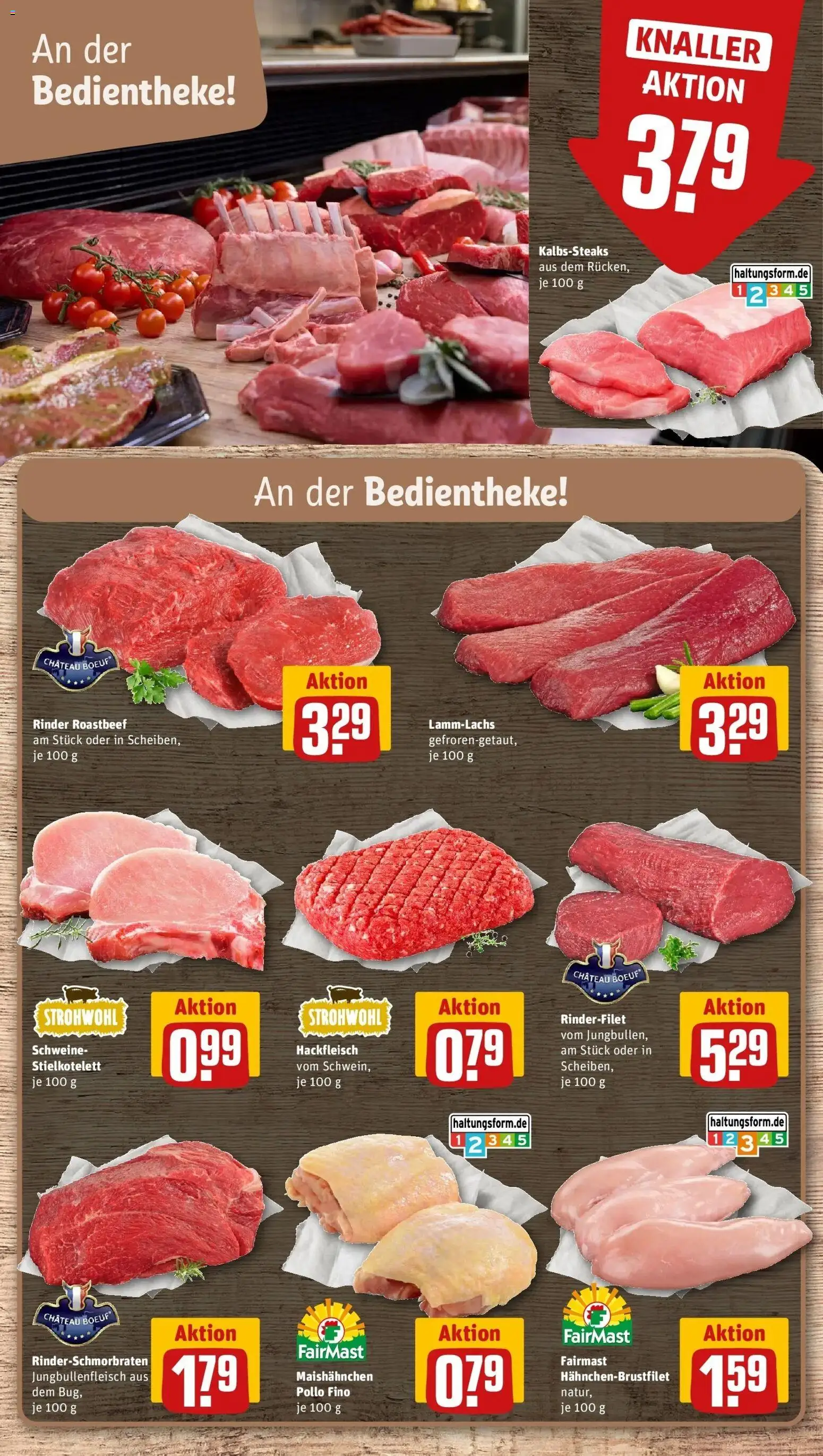 REWE Prospekt ab 19.10.2026 zum Blättern » Angebote | Seite: 12 | Produkte: Rinderfilet, Roastbeef, Hackfleisch