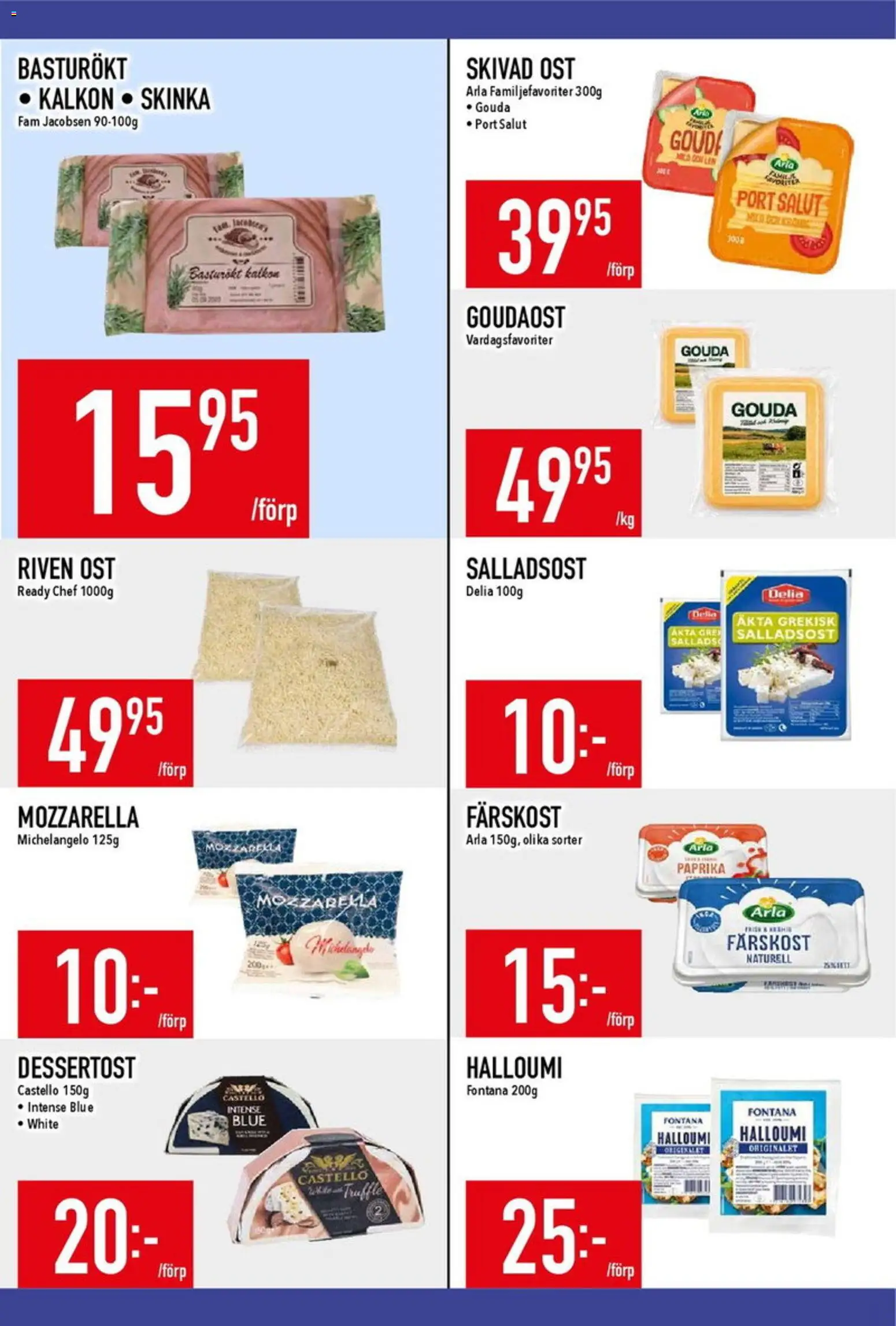 Matdax reklamblad aktuell från 26/10/2026 | Sida: 9 | Produkter: Paprika, Riven ost, Goudaost, Gouda