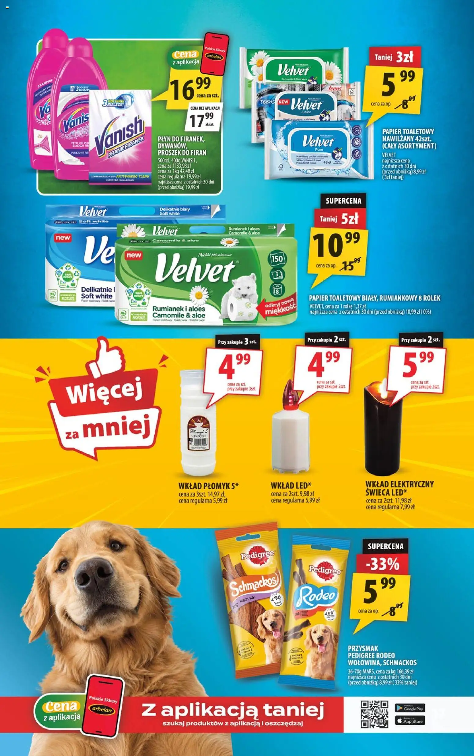 Arhelan gazetka od 11.09.2026 | Strona: 17 | Produkty: Papier toaletowy, Świeca, Pedigree, Szampon