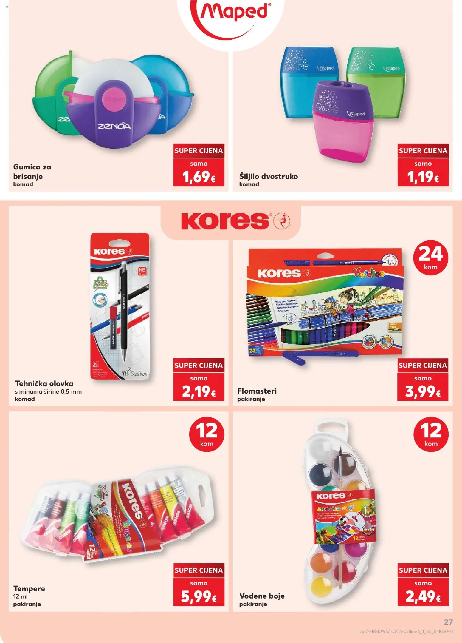 Kaufland HR akciós ujság - amely érvényes a következő dátumtól: 2026.08.10. | Oldal: 27