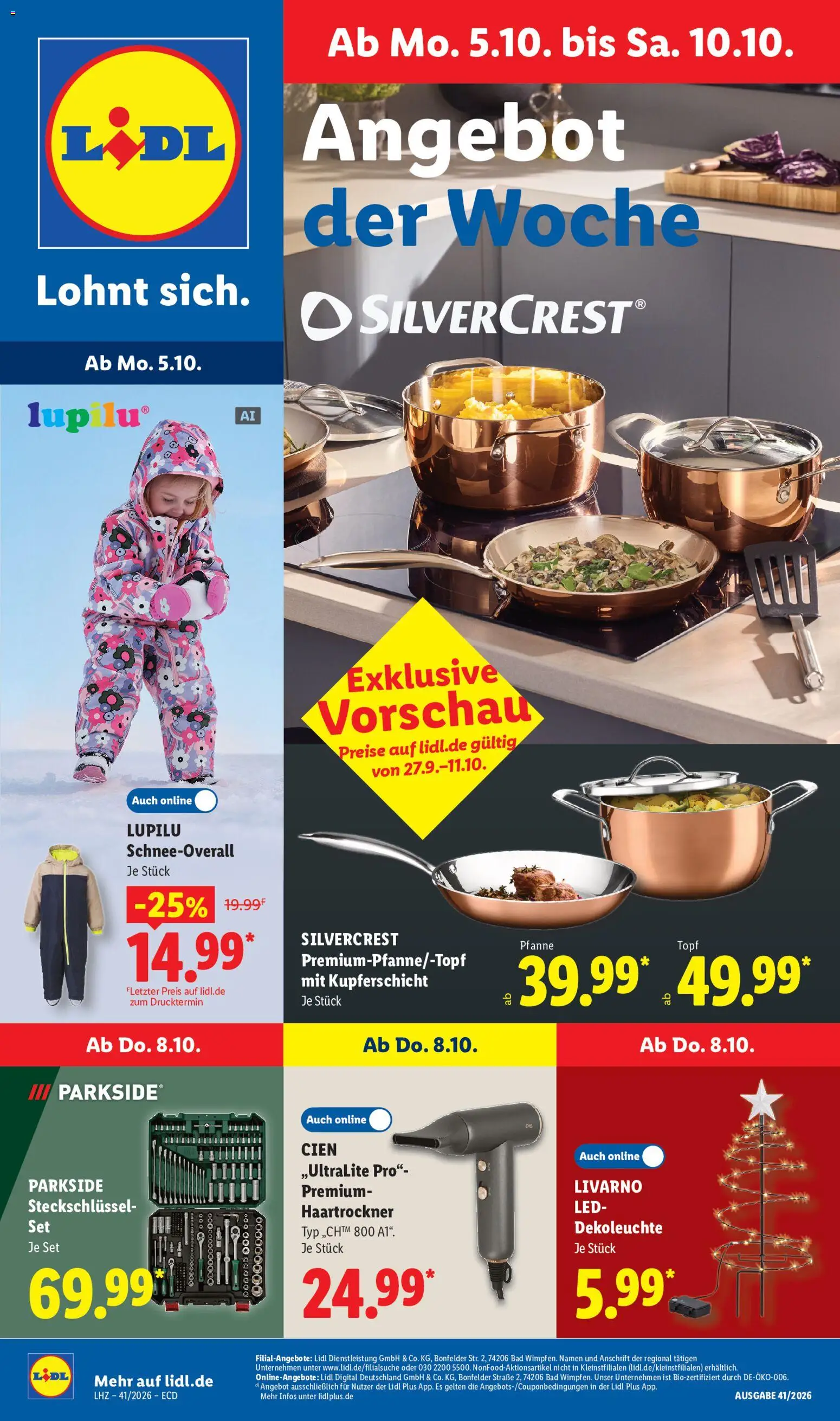 Lidl Prospekt – gültig ab 05.10.2026 | Seite: 1