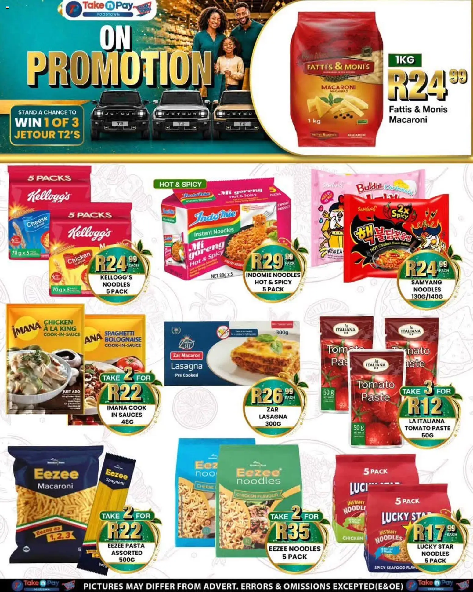 New Take n Pay catalogue – valid from 10/08/2026 | Page: 12 | Products: Sauces, Noodles, Pasta, Lasagna