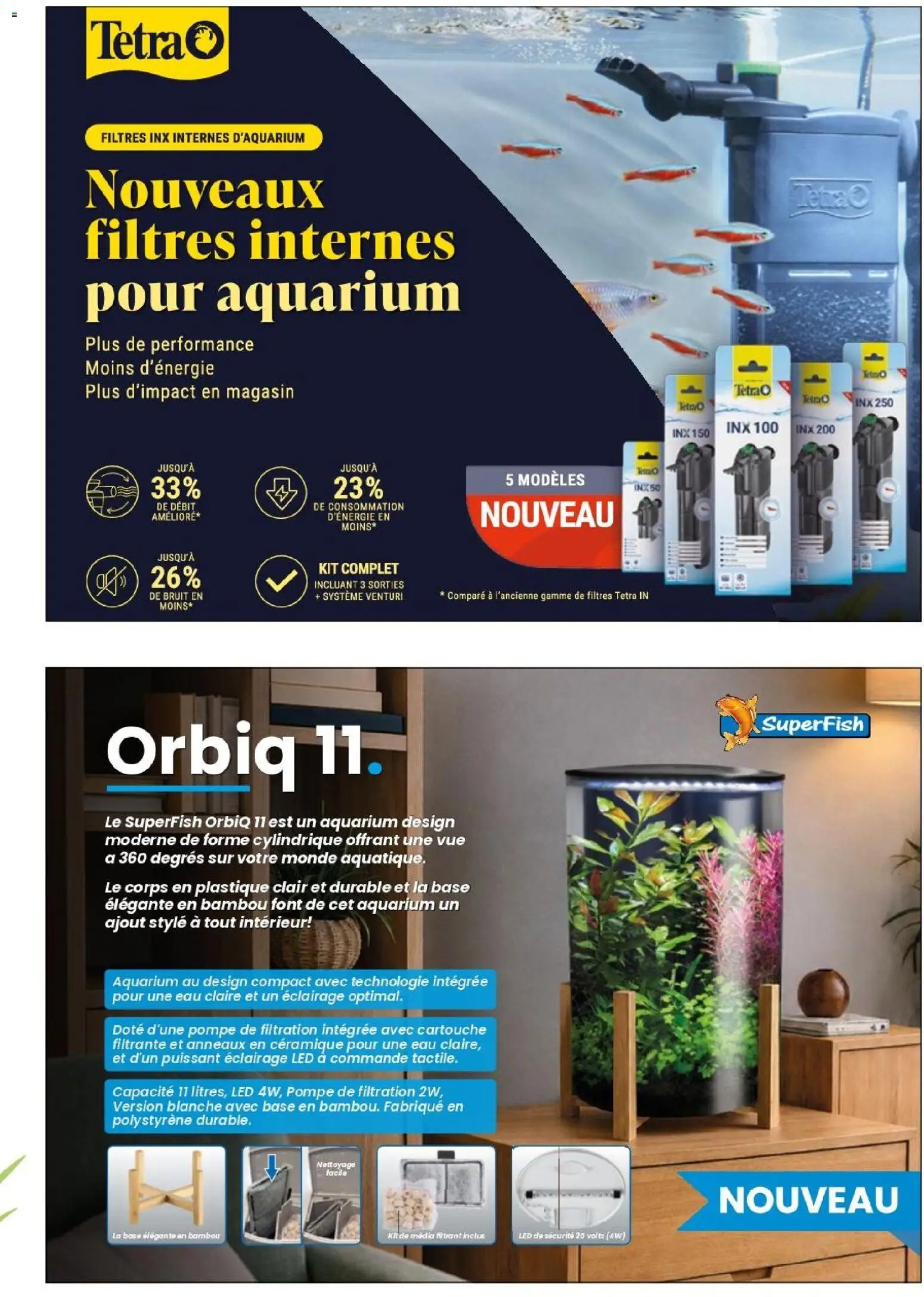 {H1} | Page: 45 | Produits: Base, Aquarium, Éclairage, Cartouche