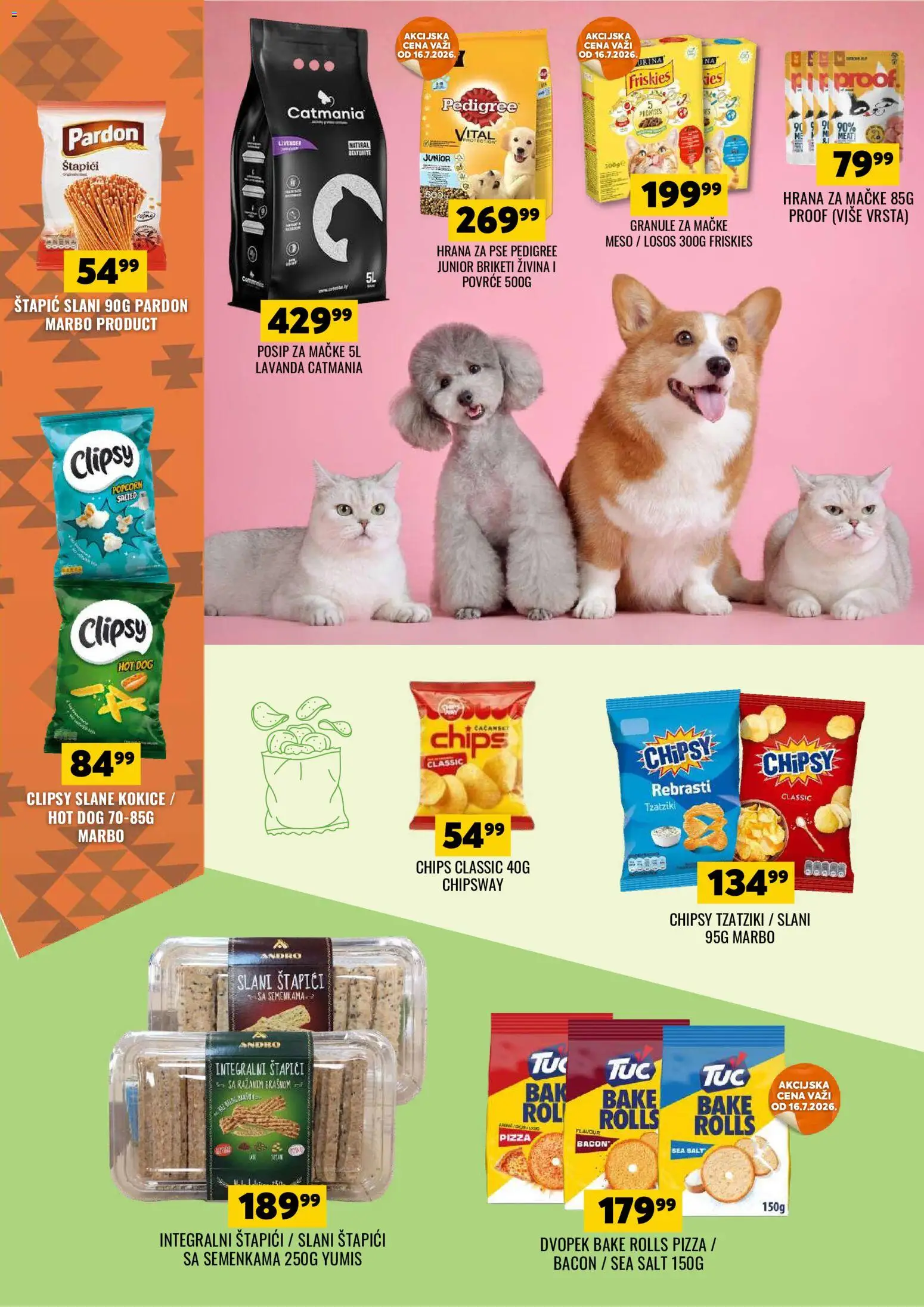 Tekijanka katalog - važi od 15.07.2026 | Strana: 12 | Proizvode: Pedigree, Hrana za mačke, Losos, Popcorn