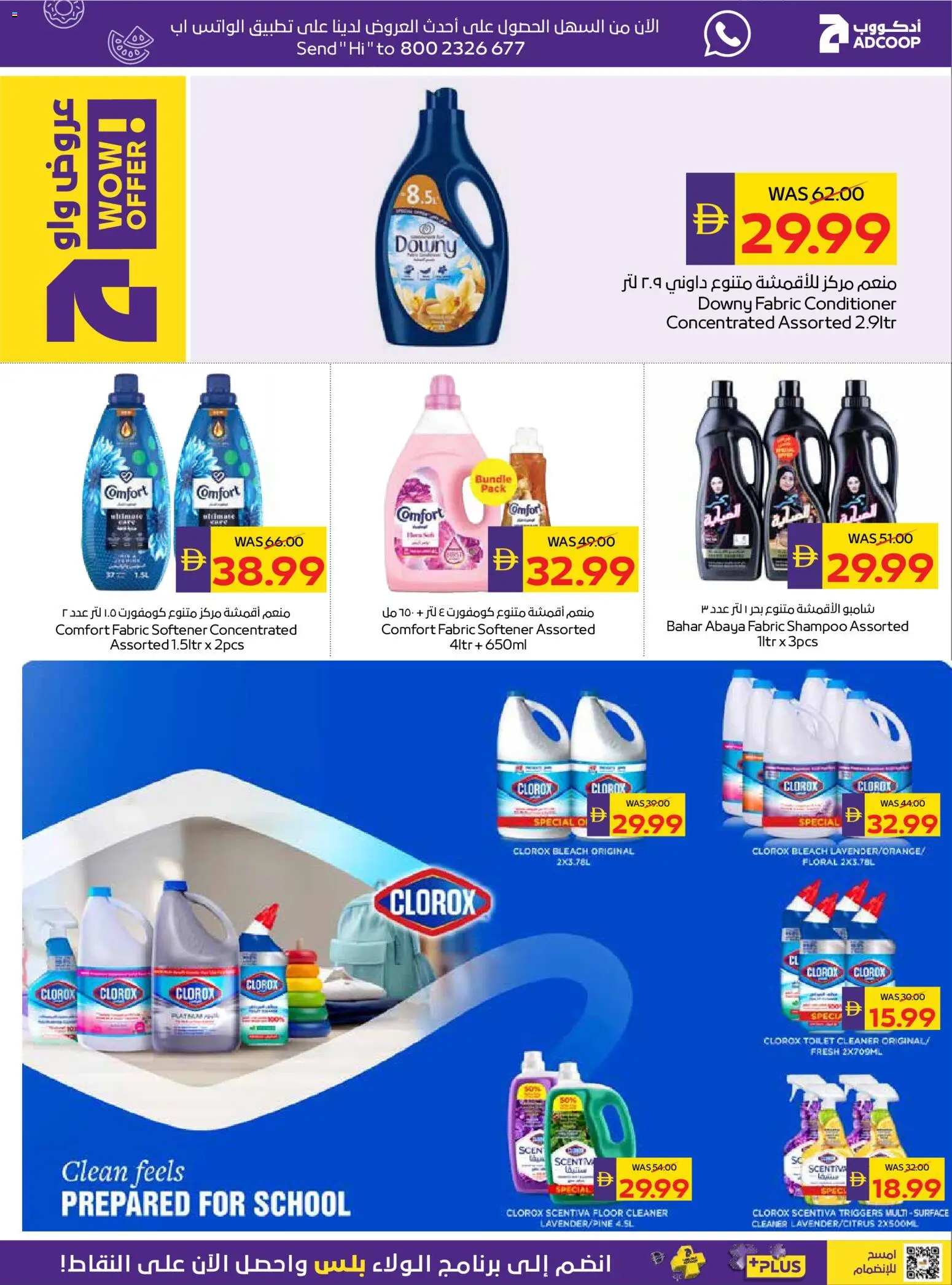 {H1} | Page: 15 | Products: Bleach, Shampoo, Conditioner, Fabric softener