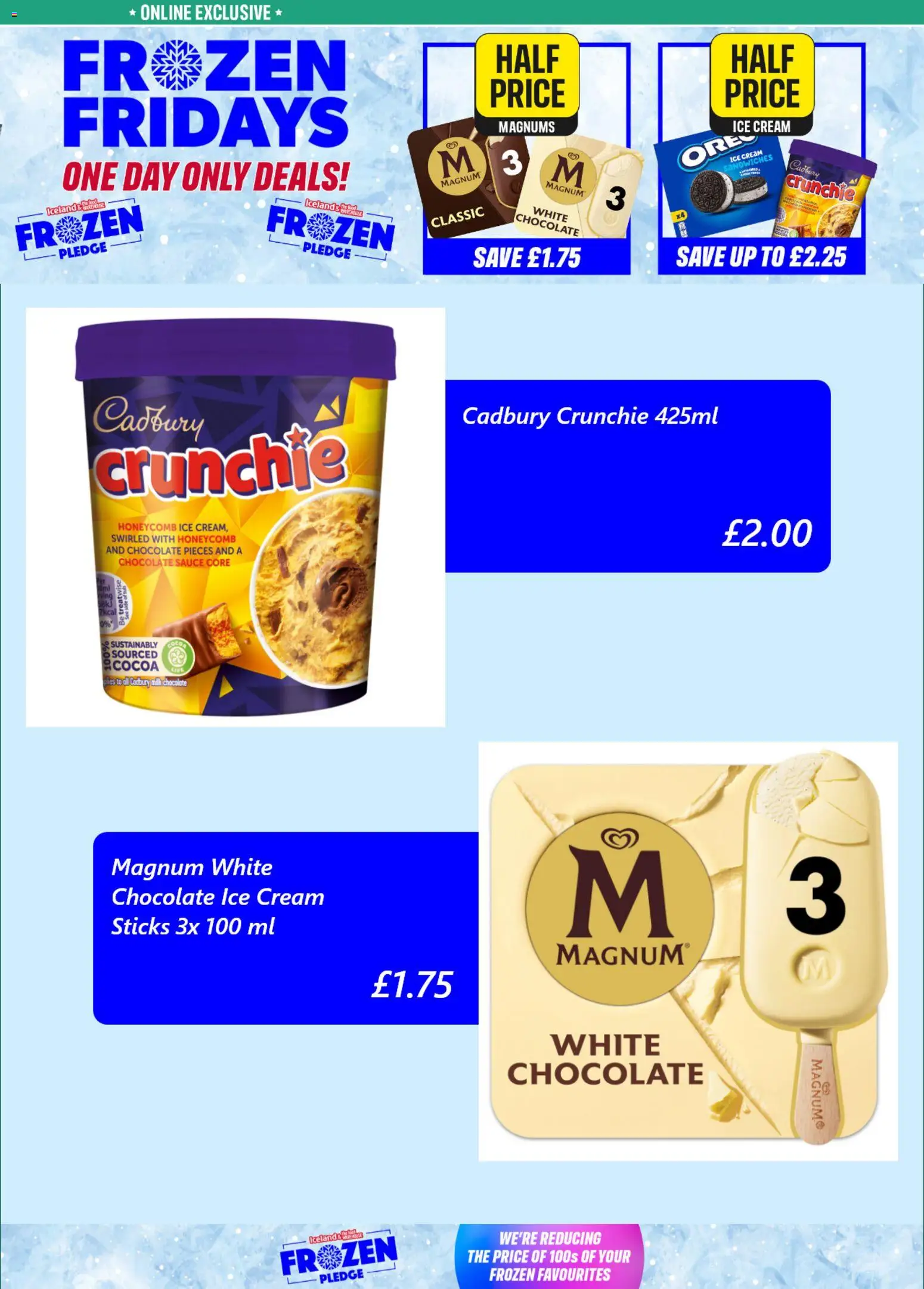 {H1} | Page: 4 | Products: Sauce, Luges, Cream, Ice cream
